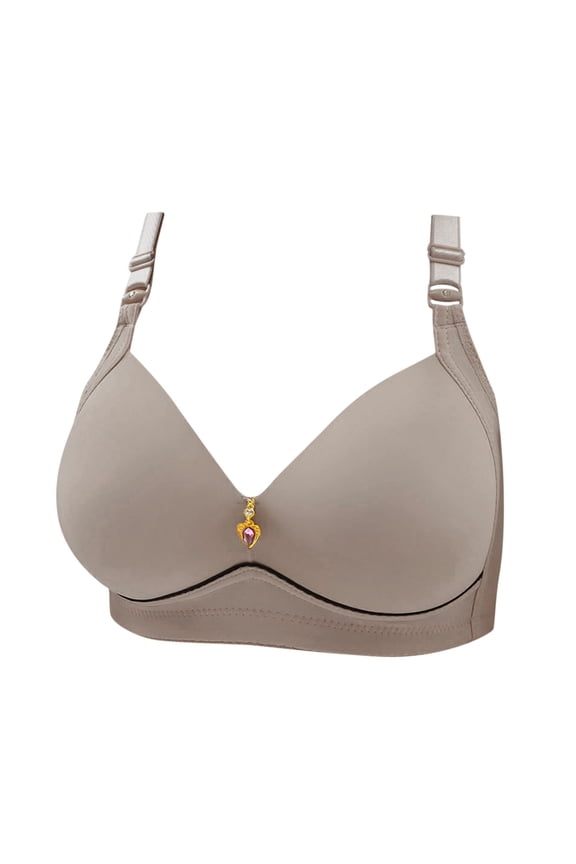 Bras for Women Plus Size,Wirefree Padded Bra Push Up,Woman's Lace Breathable Bra Underwear No Rims,Women's T-Shirt Bras