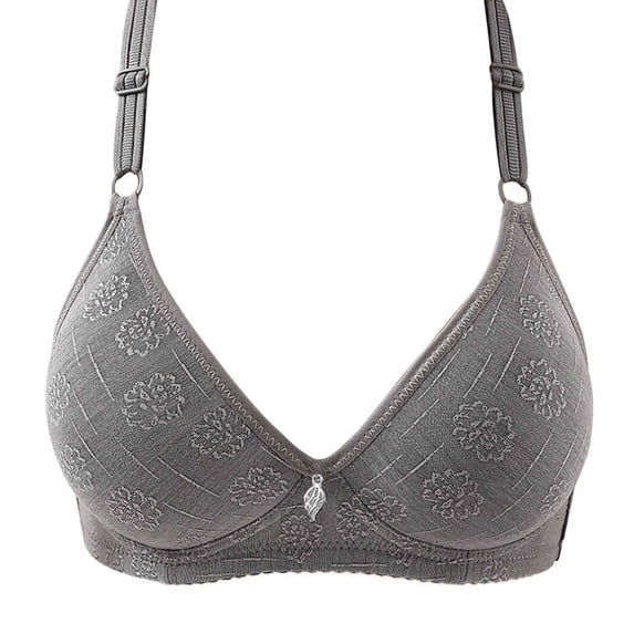 Tbopshirt Bras for Women Push Up Bra Ladies Traceless Comfortable No Steel Ring Breathable Gathering Bra Underwear