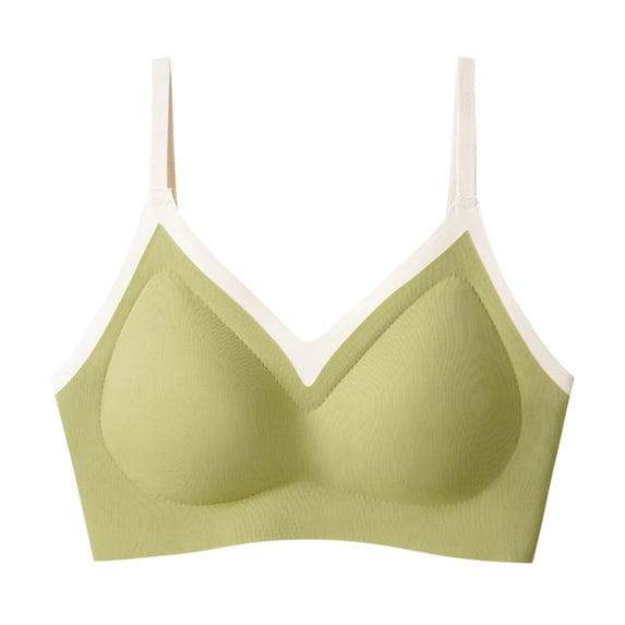 Tbopshirt Bras for Women Wireless Push Up Bra with Comfortable Fixed Cups and Shoulder Straps.