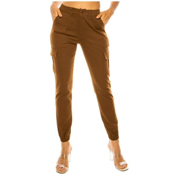 Tbopshirt Cargo Pants for Women,Womens Pants,Fashion Women Solid Sports Casual Skinny Pockets High Waist Pants,Gifts for Women