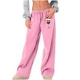 thumbnail image 1 of Tbopshirt Christmas Sweatpants for Women,Womens Sweatpants With Pockets,Elastic Waist Drawstring Lace-Up Casual Solid Color Sweatpants Wide Leg Yoga Pants,Plus Size Joggers Sweatpants, 1 of 1