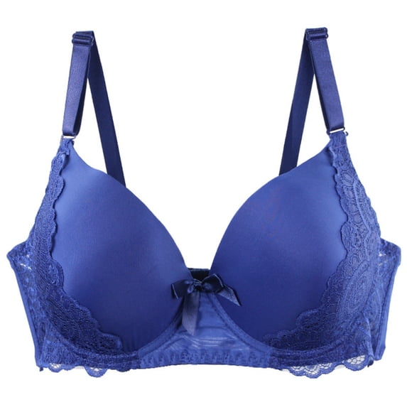 Tbopshirt Womens Bras Solid Color Maternity Sleeping Gathered Together Underwear Adjustable Shoulder Straps Lace Bra Plus Size Everyday Bras