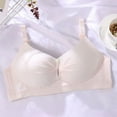 thumbnail image 1 of Tbopshirt Bras for Women Clearance Womens Breastfeeding Bra Gathering For Stylish Pregnant Womens Underwear During Pregnancy Front Button Feeding Thin Style, 1 of 4