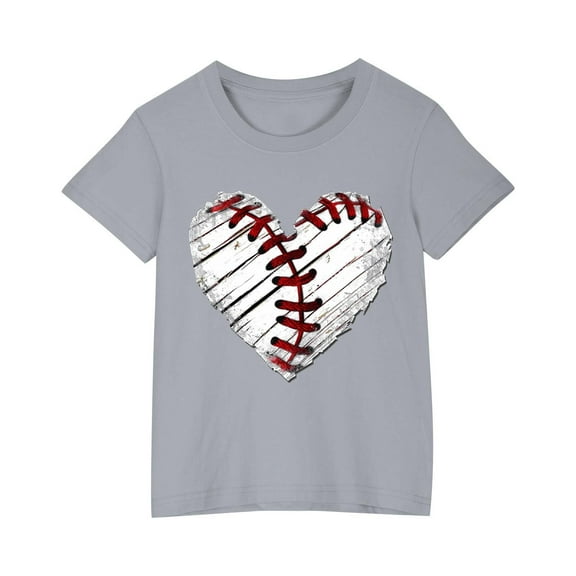 Tbopshirt Girls Clothes,Kids Fashion Casual Gifts for Girls,Toddler Kids Boys Girls Cotton T-shirt Cute Round Neck Print Tee Short Sleeve Top 3-10 Years