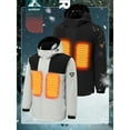 thumbnail image 1 of Tbopshirt Heated Jacket,Winter Coats for Women,Winter Heated Jacket Hooded Windbreaker Outdoors Sport Waterproof Raincoats, 1 of 9
