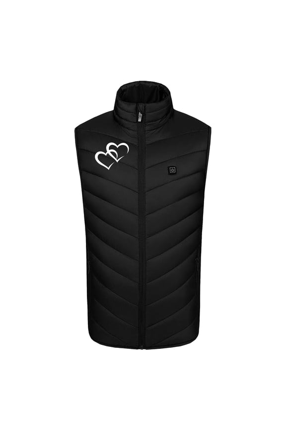 Heated Vest,Winter Coats for Women,USB Intelligent Constant Temperature Heated Windproof Plus Size Coat for Men and Women Winter 4 Heated Jacket Coat