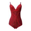 thumbnail image 1 of Tbopshirt Lingerie for Women Clearance Up to 50% off,Womens Lingeries Women Strap Solid Lace Stitching Deep V-shaped Low Chest Fashion Underwear,Valentines Day Gift for Her, 1 of 2