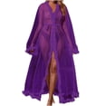 thumbnail image 1 of Tbopshirt Lingerie for Women,Womens Lingeries Women's Fashion Mesh Long Nightgown With Perspective Nightwear,Valentines Day Gift for Her, 1 of 5
