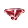 thumbnail image 1 of Tbopshirt Men's Brief Underwear Clearance,Men's Striped Low Waist Briefs Underpants,Mens Gift, 1 of 4