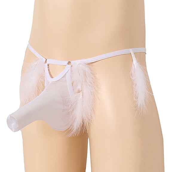 Tbopshirt Men's Underwear Briefs,Men Thong Low Waisted and Playful Underwear,Underwear String Bikini Briefs,Mens Gift