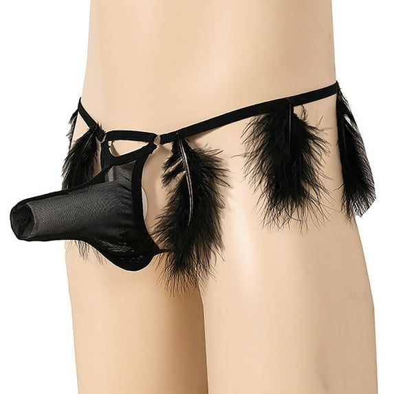 Tbopshirt Men's Underwear Briefs,Men Thong Low Waisted and Playful Underwear,Underwear String Bikini Briefs,Mens Gift