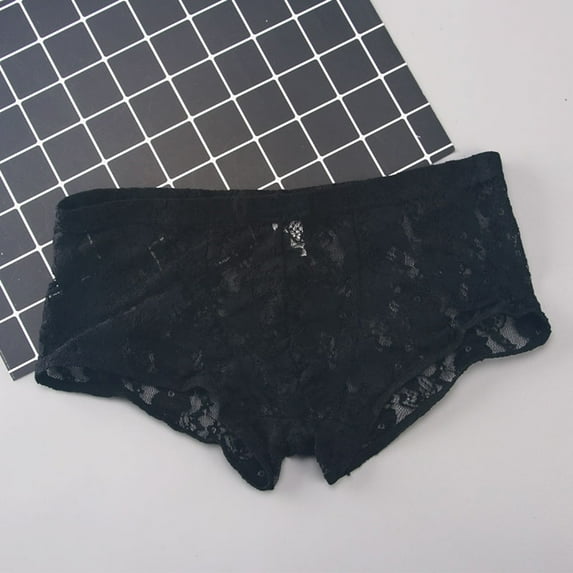 Tbopshirt Men's Underwear Briefs,Fashion Mens Lace Underpans Sports Breathable Soft Briefs Pouch Underwear,Mens Gift