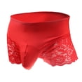 thumbnail image 1 of Tbopshirt Men's Underwear Briefs,Men Briefs Transparent Shorts Mens Underpants Men's Lace Trunks Underwear for Man,Mens Gift, 1 of 1