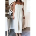 thumbnail image 1 of Tbopshirt Pants for Women Plus Size Women's High Waist Casual Solid Color Suspender Sleeveless Pleated Jumpsuit Loose Causal Pants, 1 of 5