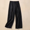 thumbnail image 1 of Tbopshirt Pants for Women Plus Size Women's Loose Wide Leg Pants High Waist Straight Pants Casual Pants Loose Causal Pants, 1 of 3