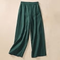 thumbnail image 1 of Tbopshirt Pants for Women Plus Size Women's Loose Wide Leg Pants High Waist Straight Pants Casual Pants Loose Causal Pants, 1 of 5