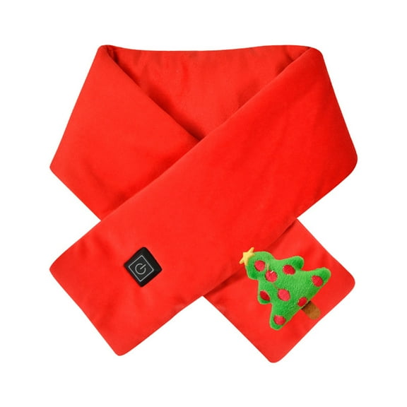 Tbopshirt Scarf for Women,Christmas Gifts Usb Smart Neck and Shoulder Winter Cold Protection and Warmth Men and Women Massage Heating Scarf With Cute Pins Scarves