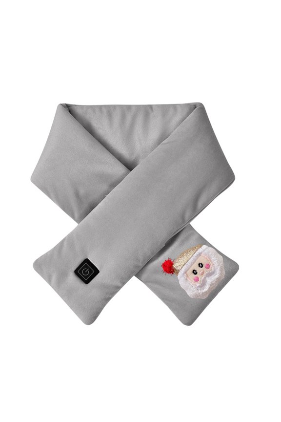 Scarf for Women,Christmas Gifts Usb Smart Neck and Shoulder Winter Cold Protection and Warmth Men and Women Massage Heating Scarf With Cute Pins Scarves