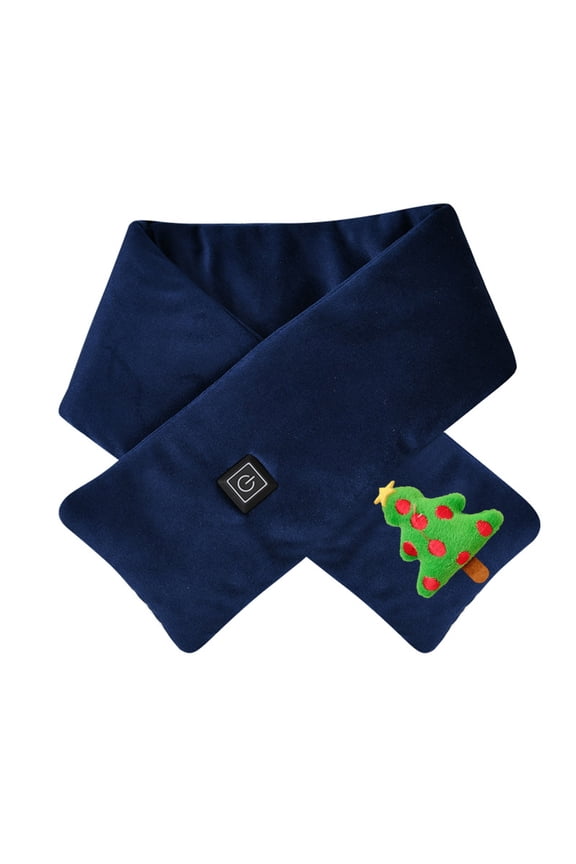 Scarf for Women,Christmas Gifts Usb Smart Neck and Shoulder Winter Cold Protection and Warmth Men and Women Massage Heating Scarf With Cute Pins Scarves