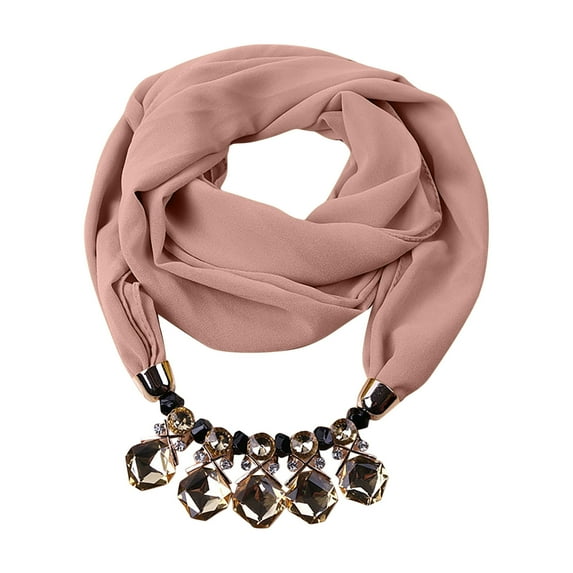 Tbopshirt Scarf for Women,Gifts for Women,Christmas Gifts Women Cotton Linen Necklace Pendant Scarf Ethnic Style Soft Necklace Scarf Womens Scarves