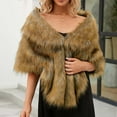 thumbnail image 1 of Tbopshirt Scarf for Women,Gifts for Women,Christmas Gifts Women Elegant Bridal Wedding Faux Long Shawl Stole Wrap Scarf Cape Cardigan Jacket Top Womens Scarves, 1 of 8