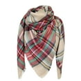 thumbnail image 1 of Tbopshirt Scarf for Women,Gifts for Women,Christmas Gifts Women Fashion Pashmina Shawl Wrap Cape PlaidTassel Knitting Cardigan Scarf Womens Scarves, 1 of 1