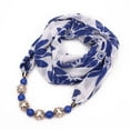 thumbnail image 1 of Tbopshirt Scarf for Women,Gifts for Women,Women Cotton Linen Necklace Pendant Scarf Ethnic Style Soft Necklace Scarf,Womens Scarves, 1 of 1