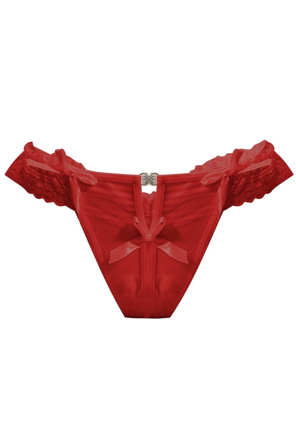 Sexy Lingerie for Women,Womens Lingeries Fashion Lace Women Solid Comfort Underwear Skin Friendly Briefs Panty Intimates Thon,Valentines Day Gift for Her