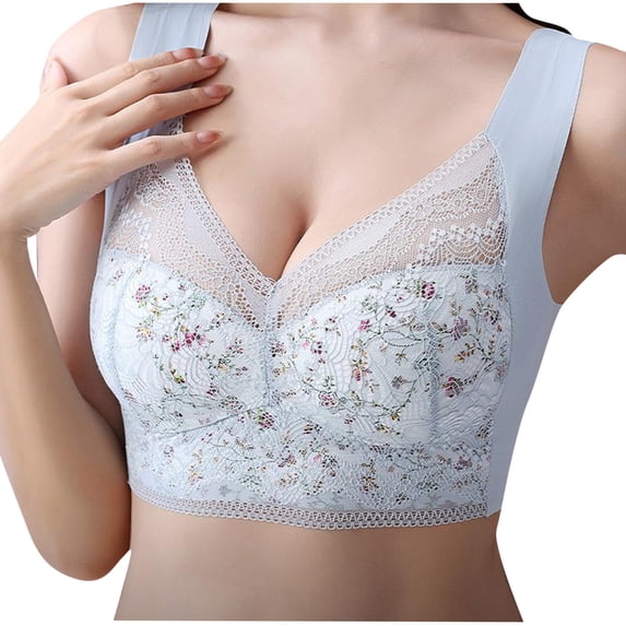 Tbopshirt Sports Bras for Women Plus Size Clearance,Stretch Push-Up Womens Bras,Women's Sports Beauty Back Bra Large Chest Show Small Thin Bra Scratch Free Underwear,Up to 50% Off Fashion