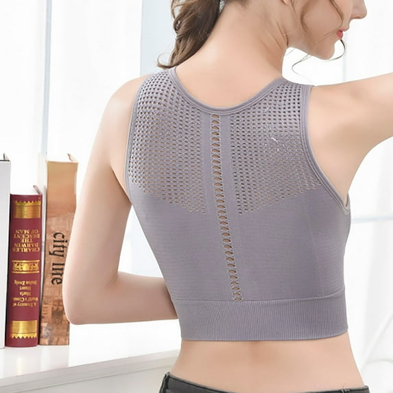 Tbopshirt Sports Bras for Women Sports Yoga Bra One-piece Back Sports Bra No Steel Ring Yoga Vest