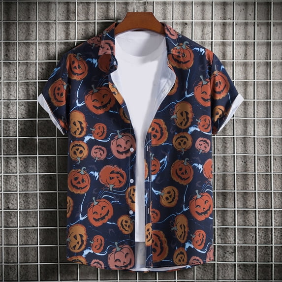 Tbopshirt Summer Tops,Men's Casual Short Sleeve Hawaiian Vacation Style Shirt Blouse T-shirt