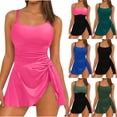 thumbnail image 1 of Tbopshirt Summer Womens Tankini Swimsuits with Skirt 2 Piece Tummy Control Sleeveless Bathing Suits, 1 of 9