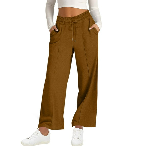 Tbopshirt Sweatpants for Women,Fall Womens Sweatpants With Pockets,Fashion Trousers Full Pants Casual Straight Loose Casual Wide Leg Sweatpants,Plus Size Joggers Sweatpants