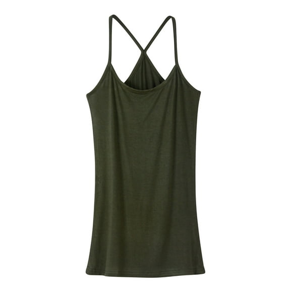 Tbopshirt Tank Tops for Women,Womens tops,Versatile Cultivate one's Moral Character Suspender Round Neck Solid Color top,T-shirt Vest Tee Blouse,Camisoles for Women Plus