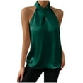 thumbnail image 1 of Tbopshirt Tank tops for Women,Womens tops,Fashion Women's Summer Solid Button Sleeveless Casual Tank Blouse,T-shirt Vest Tee Blouse,Womens Fashion, 1 of 7