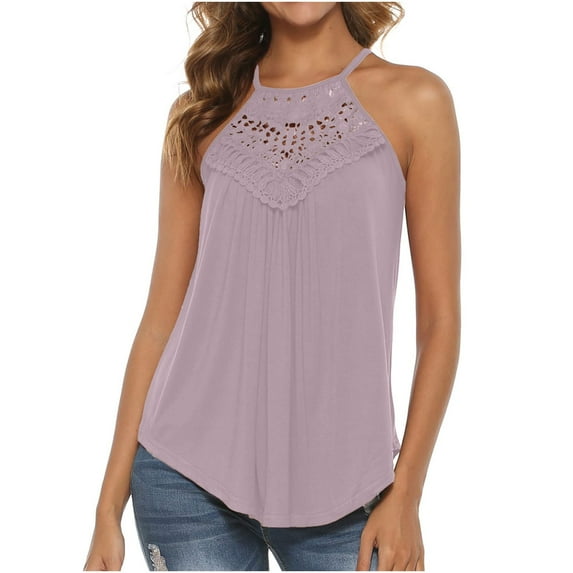 Tbopshirt Tank Tops for Women,Womens tops,Solid Color Casual Lace up Tank Tops Hollow Sleeveless Round Neck,T-shirt Vest Tee Blouse,Camisoles for Women Plus