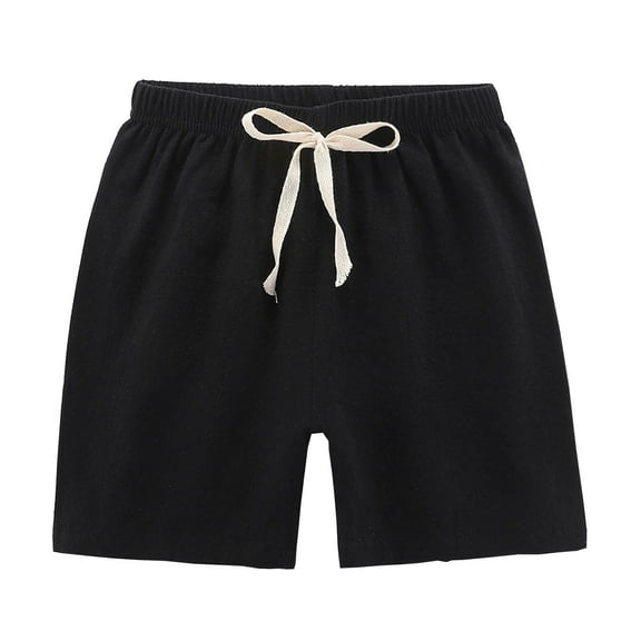 Tbopshirt Toddler Clothing, Toddler Kids Baby Boy Girls Fashion Cute Solid Color Linen Pants Sports Casual Shorts