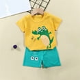 thumbnail image 1 of Tbopshirt Toddler Clothing,Toddler Kids Baby Boys Girls Fashion Cute Short Sleeve Puppy Print Casual Suit, 1 of 4