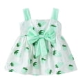 thumbnail image 1 of Tbopshirt Toddler Clothing,Toddler Kids Baby Girls Summer Cute Floral Print Slip Dress Bowknot Princess Dress, 1 of 1