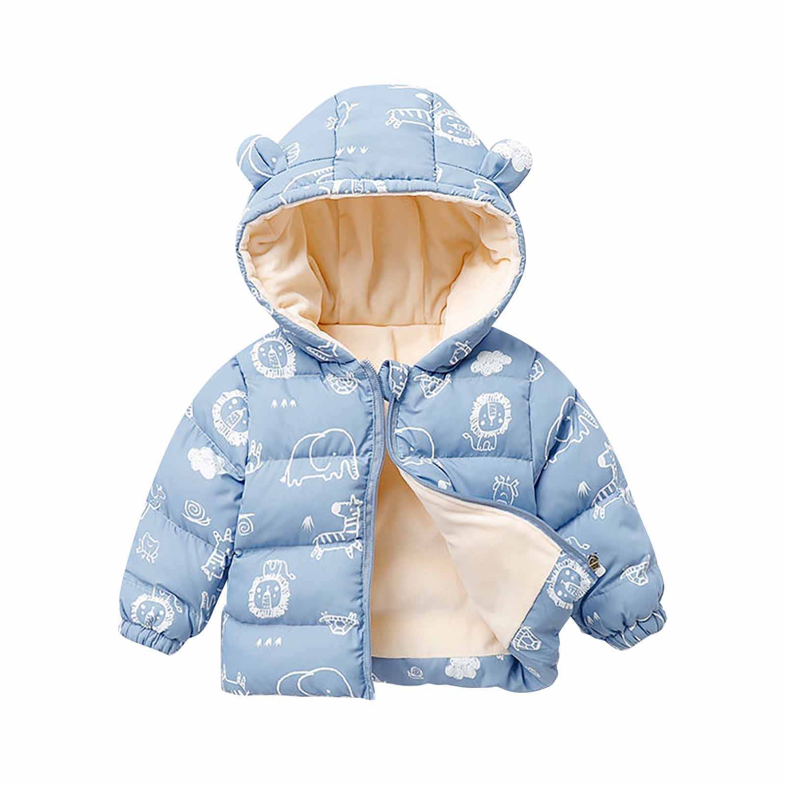 Tbopshirt Toddler Girls Winter Coats Clearance,Hooded Kids Coats Toddler Baby Boys Cute Fashion