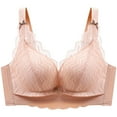 thumbnail image 1 of Tbopshirt Wirefree Bras,Stretch Women's Front Closure Bra,Lace Strapless Underwear With Front Buckle and Postpartum Feeding to Sagging Pregnant Women's Bras, 1 of 2