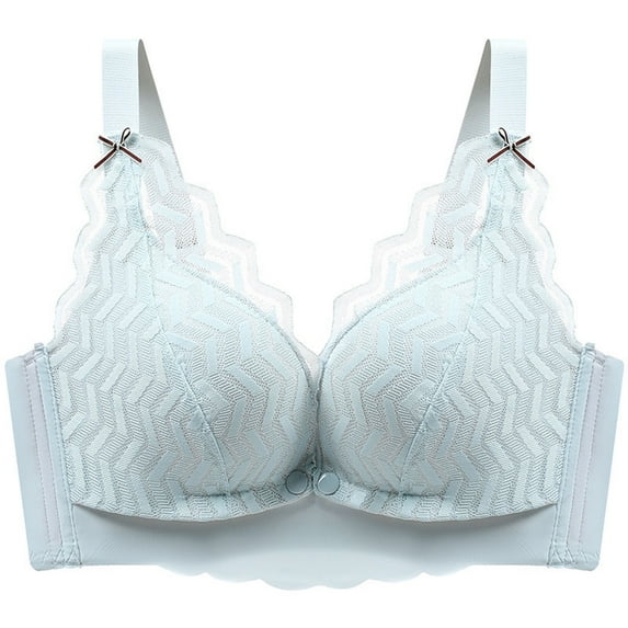 Tbopshirt Wirefree Bras,Stretch Women's Front Closure Bra,Lace Strapless Underwear With Front Buckle and Postpartum Feeding to Sagging Pregnant Women's Bras