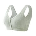 thumbnail image 1 of Tbopshirt Wirefree Bras for Women,Extra-Elastic Women's Front Closure Bra,Ladies Traceless Comfortable No Steel Ring Breathable Gathering Front Opening Buckle Underwear, 1 of 9
