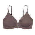 thumbnail image 1 of Tbopshirt Wirefree Bras for Women Clearance,Extra-Elastic Women's Front Closure Bra,Ladies Traceless Comfortable No Steel Ring Breathable Gathering Front Opening Buckle Underwear,Up to 50% Off Fashion, 1 of 6