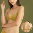thumbnail image 1 of Tbopshirt Bras for Women Clearance Women's Bra Soild Wire Free Underwear Bra Everyday Small Cup Underwear, 1 of 8