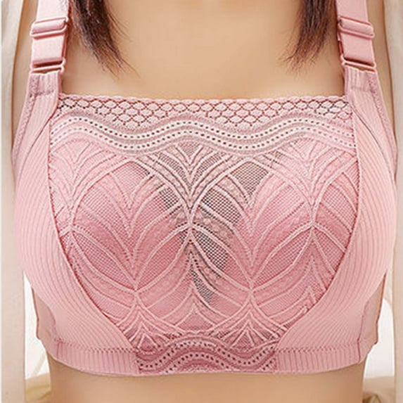 Tbopshirt Wirefree Bras for Women Plus Size,Women Bras Non Steel Ring Sagging Chest Lifting Comfortable and Breathable Gathered Underwear