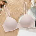thumbnail image 1 of Tbopshirt Wirefree Bras for Women Plus Size,Women Bras Woman's Glossy Comfortable Breathable Bra Underwear No Rims, 1 of 3