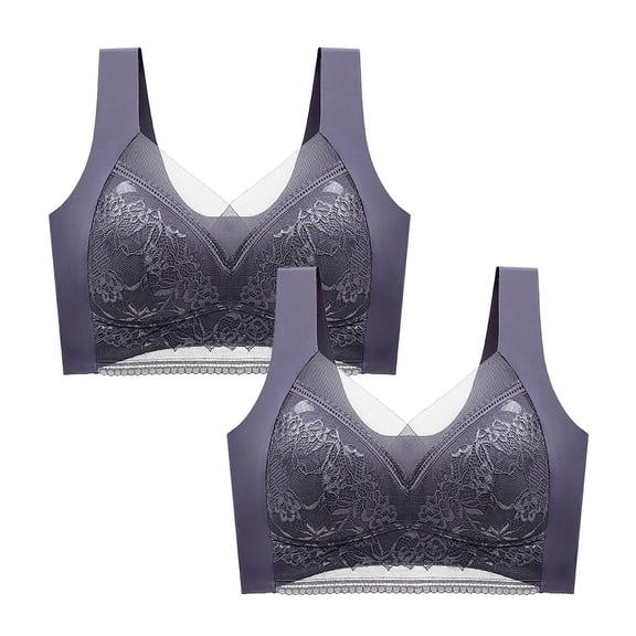 Tbopshirt Wirefree Lace Sports Bras for Women,Women Bras Gathered Sports Bra Underwear Yoga Hollow Out Bra Cup