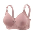 thumbnail image 1 of Tbopshirt Wirefree Push Up Bra Plus Size Solid Color Seamless Nude Lifting Soft High Support T-Shirt Bras Adjustable Shoulder Straps Everyday Bras, 1 of 7