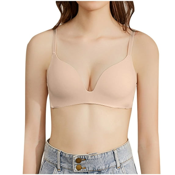 Tbopshirt Wirefree Sports Bras for Women Clearance,Women Bras Women's Bra Wire Free Underwear Bra Everyday Small Cup Underwear,Summer Savings Clearance